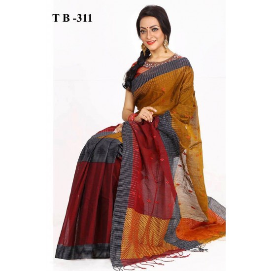 Fashionable Saree with blouse pcs